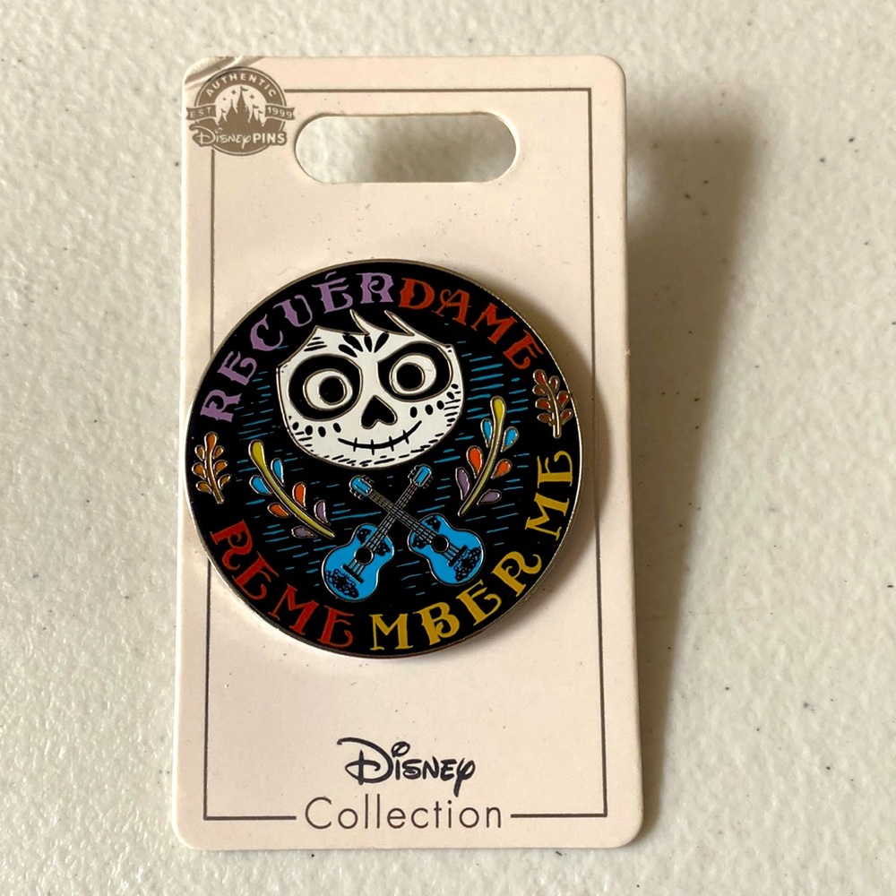 New Disney trading pin - “Remember Me” sold in the Mexico Pavilion in Epcot